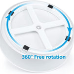 Multi-Purpose 360� Rotating Organizer Tray Use for Spice Rack, Cosmetic Organizer and Many more (Off-White Cream)