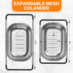 Stainless Steel Colander Strainer Drainer with Handle