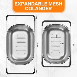 Stainless Steel Colander Strainer Drainer with Handle