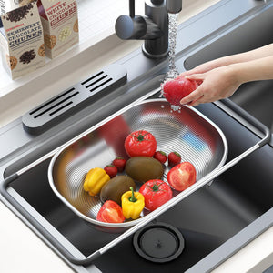 Stainless Steel Colander Strainer Drainer with Handle