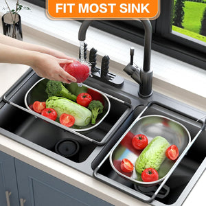 Stainless Steel Colander Strainer Drainer with Handle