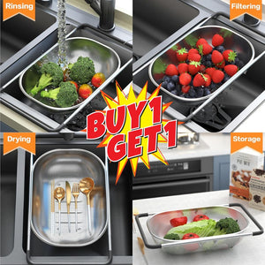 Stainless Steel Colander Strainer Drainer with Handle